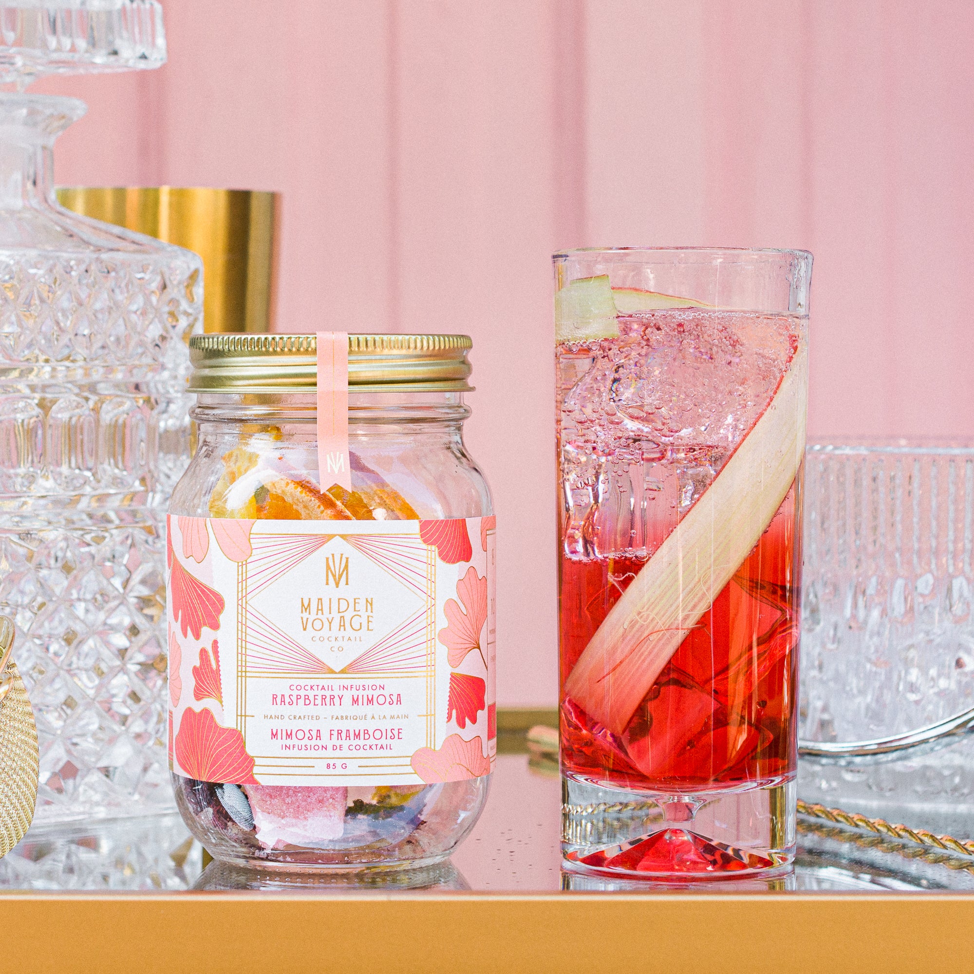 Raspberry Mimosa Cocktail Infusion Kit
